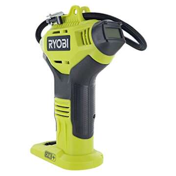 Portable Power Inflator for Tires [New Digital Gauge] [18-Volt] [Cordless] [ONE+ Battery System] [P737D] (Battery Not Included, Power Tool Only)