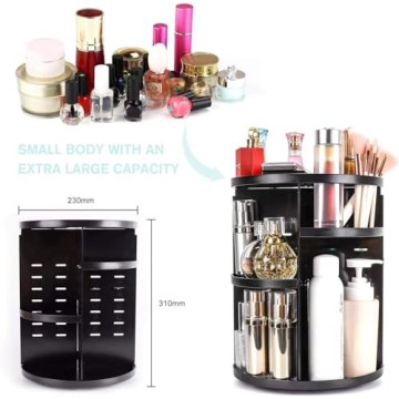 Discover the 360 Rotating Makeup Organizer for All Your Essentials
