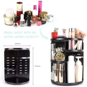 Discover the 360 Rotating Makeup Organizer for All Your Essentials