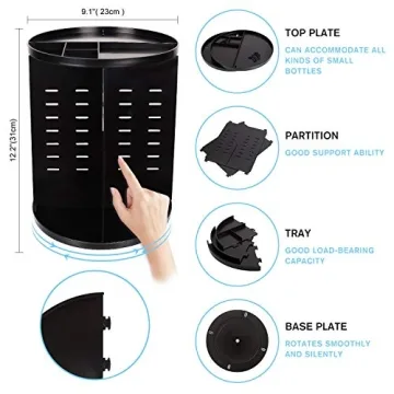 Discover the 360 Rotating Makeup Organizer for All Your Essentials