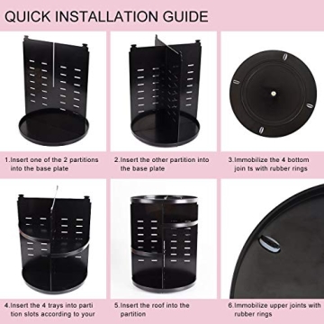 Discover the 360 Rotating Makeup Organizer for All Your Essentials