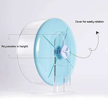 Enjoy the Silent MouseBro Hamster Wheel for Happy Pets