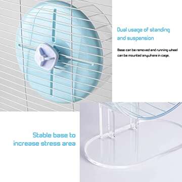 Enjoy the Silent MouseBro Hamster Wheel for Happy Pets
