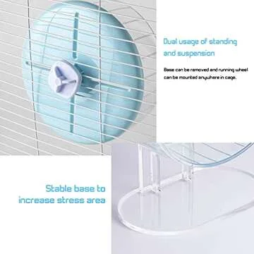 Enjoy the Silent MouseBro Hamster Wheel for Happy Pets