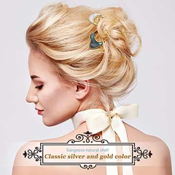 Elegant 6-Piece Metal U Shaped Hair Pins for Women