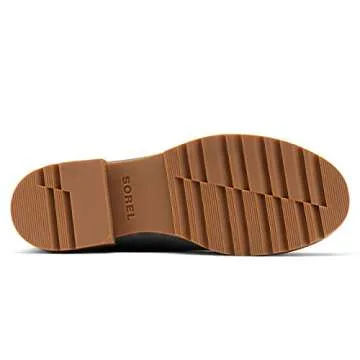 Sorel Women's Emelie II Chelsea Boot — Dark Moss, Gum 10 — Waterproof Leather Rain Boots — Size 10