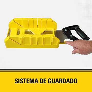 STANLEY Hand Saw with Mitre Box, 12-Inch (19-800)