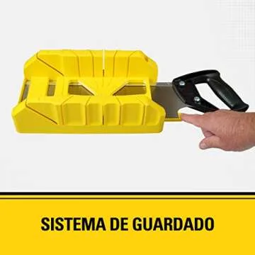 STANLEY Hand Saw and Mitre Box for Precision Cutting