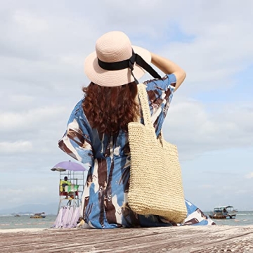 Freie Liebe Straw Beach Bag Women Summer Tote Handbag