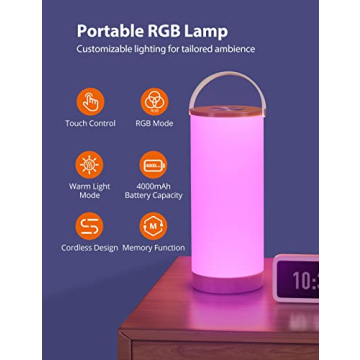 Magic Multi-color Touch Lamp - Portable & Dimmable Lighting Solution