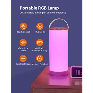 Magic Multi-color Touch Lamp - Portable & Dimmable Lighting Solution