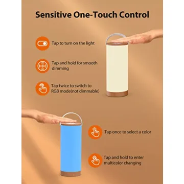 Magic Multi-color Touch Lamp - Portable & Dimmable Lighting Solution