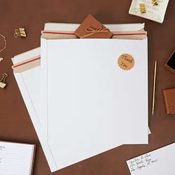 Juvale 12x12 Self-Adhesive Rigid Mailers for Shipping