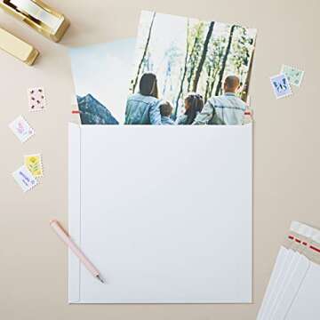 Juvale 12x12 Self-Adhesive Rigid Mailers for Shipping