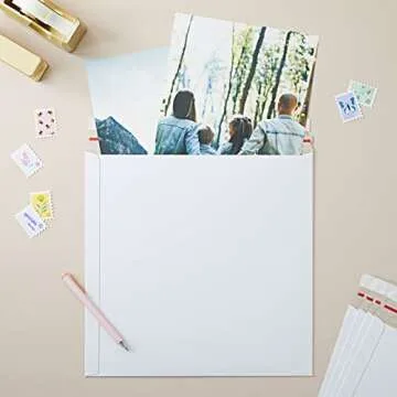 Juvale 12x12 Self-Adhesive Rigid Mailers for Shipping