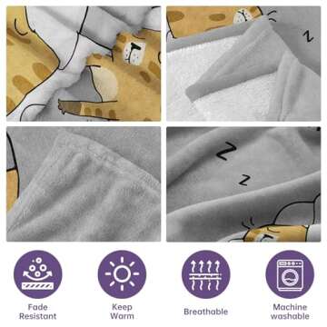 SteadStyle Christmas Blanket Gifts for Mom, Mom Gifts from Daughter or Son, Mom Birthday Gifts, Mom Presents for Christmas, Mothers Day, Valentine's Day, Fluffy Blanket for Mom, Mommy, 50 x 60 in