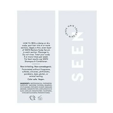 SEEN Restore Scalp Serum - Clinically Proven Fragrance-Free Hydrating Care