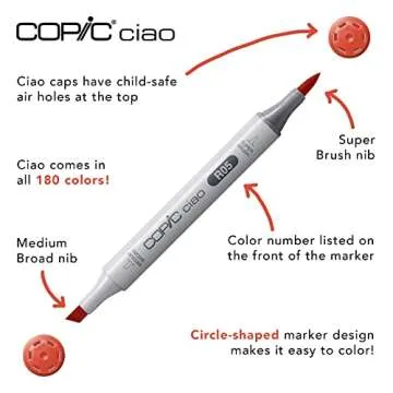 Copic Markers Ciao 36-Piece Marker (Set C)