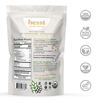 Organic High Fiber Bread Crumbs - Healthy Cooking Essential