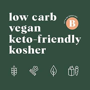 Let's Be Bessties! Organic High Fiber "Bread" Crumbs, Vegan Breadcrumb Alternative Made in the USA with Glyphosate-Free Grains, Soy-Free and Non-GMO for Healthier Cooking and Baking 8oz, Original