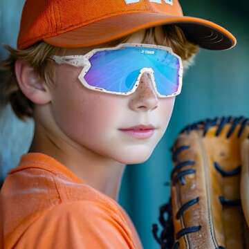 Stylish X-TIGER Kids Polarized Sunglasses for Outdoor Sports 8-14