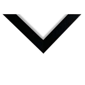 Elegant 24x32 Black Composite Picture Frame for Posters