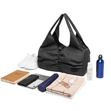 Stylish Travel Yoga Gym Bag for Women with Shoe Compartment