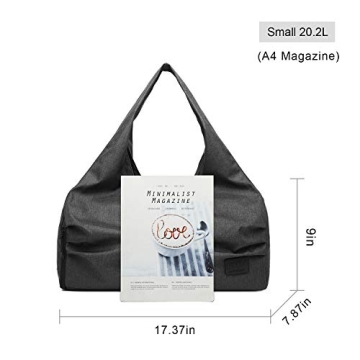 Stylish Travel Yoga Gym Bag for Women with Shoe Compartment