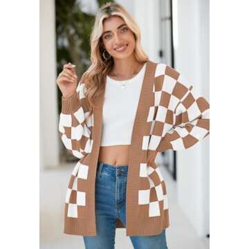 Stylish Fall Long Cardigan for Women with Batwing Sleeves
