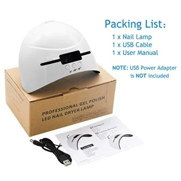 Wisdompark 36W UV LED Nail Lamp with Auto Sensor