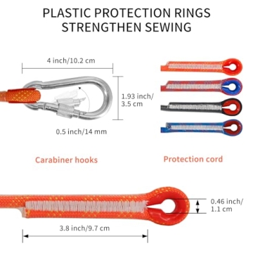 NewDoar Climbing Rope - High Strength and Safe for Adventures