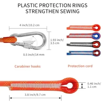 NewDoar Climbing Rope - High Strength and Safe for Adventures