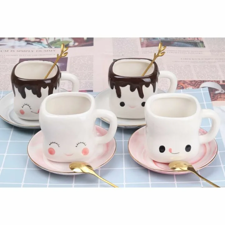 Cute Marshmallow Mugs Set | Perfect Gifts for Kids