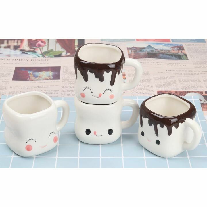 Cute Marshmallow Mugs Set | Perfect Gifts for Kids