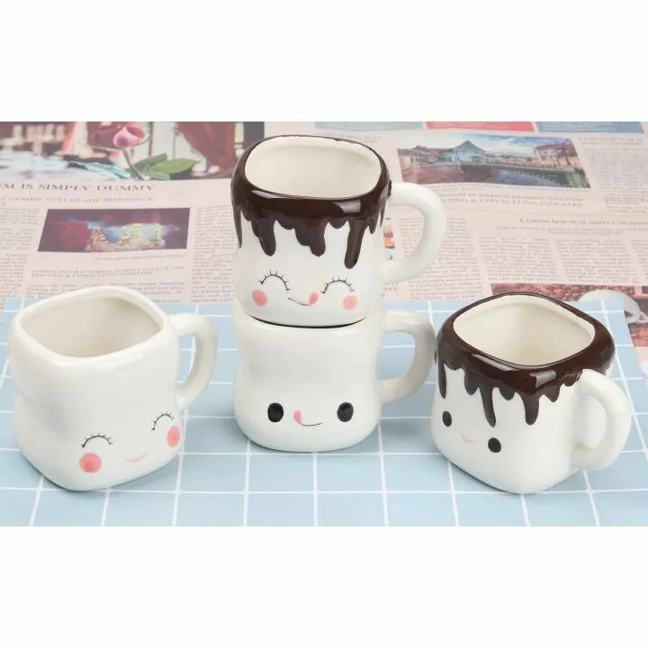 Cute Marshmallow Mugs Set | Perfect Gifts for Kids