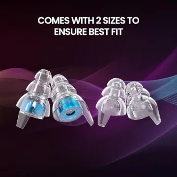 Eargasm High Fidelity Earplugs with Blue Filters for Concerts