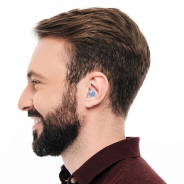 Eargasm High Fidelity Earplugs with Blue Filters for Concerts