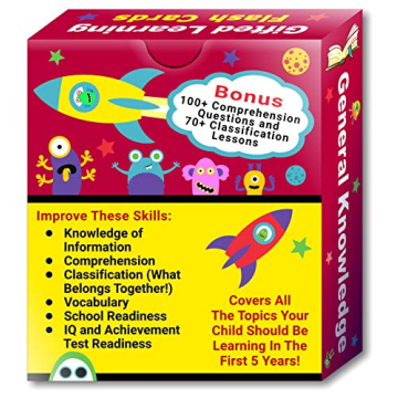 TestingMom Gifted Learning Flash Cards for Kids 3-6