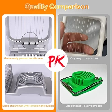 Heavy Duty Egg Slicer for Fruits and Soft Foods