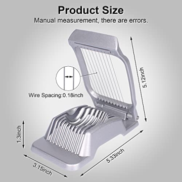 Heavy Duty Egg Slicer for Fruits and Soft Foods