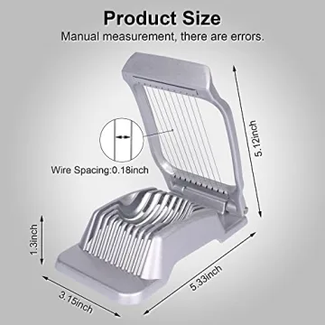 Heavy Duty Egg Slicer for Fruits and Soft Foods