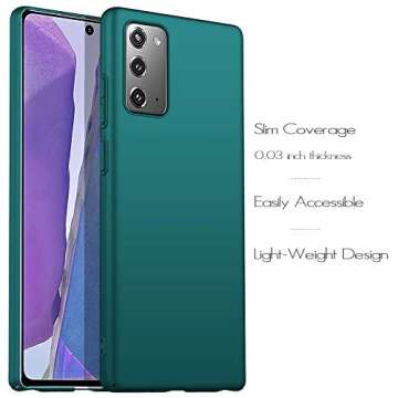 Anccer Galaxy Note 20 Ultra Thin Case - Green Cover