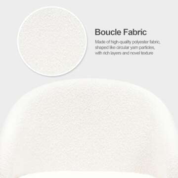 RêveLife Set of 3 Stylish Counter Height Bar Stools