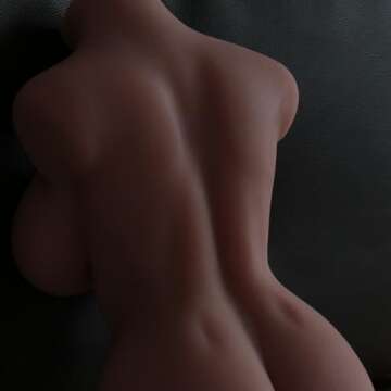 Realistic Pocket Pussy Sex Toy for Men Male Masturbator, 3 in 1 Mini Dual Channel TPR Soft Realistic Torso Doll Male Masterburters for Men Vaginal Anal Breast Sex Adults Sex Toys & Game, Wheat Skin