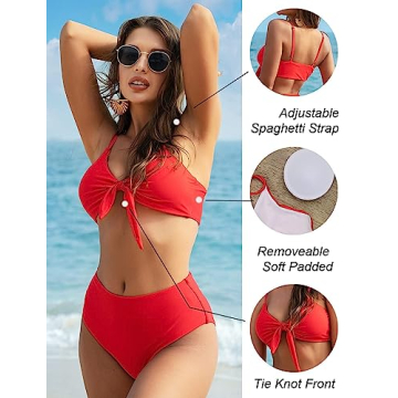 Blooming Jelly High Waisted Bikini Set for Women