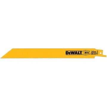 DEWALT 8-inch 14 TPI Reciprocating Saw Blades - 5-Pack