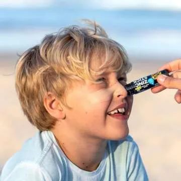 Sun Zapper Zinc Oxide Sunscreen Stick SPF 50+ Light Skin Tone – 4-Pack (0.42 oz each) – Water-Resistant Mineral Sunblock with Vitamin E & Aloe Vera – Made in Australia