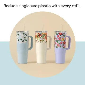 Corkcicle x Rifle Paper Co. 40oz Tumbler - Stylish Insulated Water Bottle