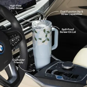 Corkcicle x Rifle Paper Co. 40oz Tumbler - Stylish Insulated Water Bottle