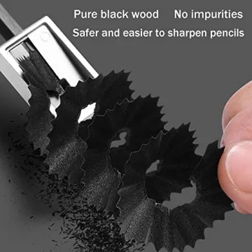 HysmmxHer Panda Graphite Pencils, Pack of 12, Pre-Sharpened